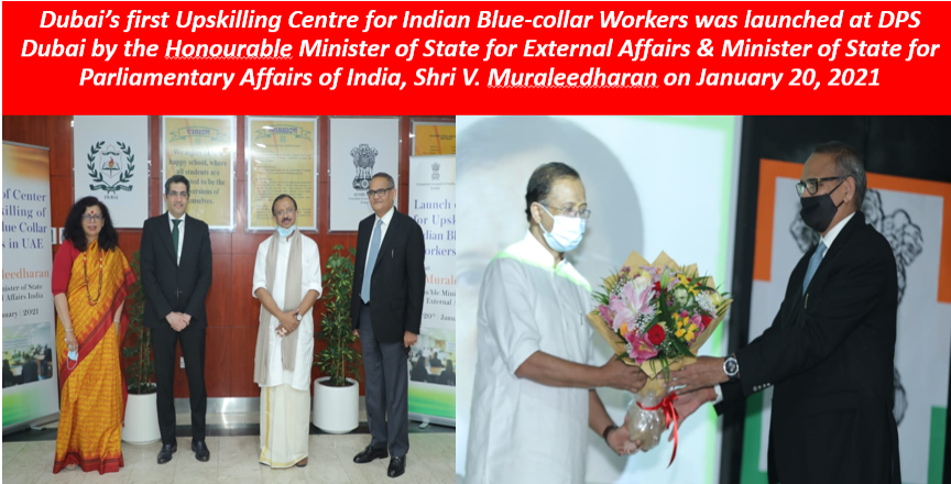 Dubai’s first Upskilling Centre for Indian Blue Collar Workers launched at DPS Dubai